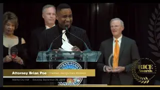 Flashback Friday - Attorney Brian Poe's RICE Torch Award Acceptance Speech (2019)