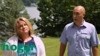 Familia explora mansi&oacute;n en el lago Mohawk | Nuestro hogar frente al mar | Hogar HGTV