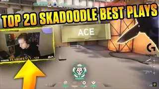 TOP 20 SKADOODLE BEST PLAYS - Valorant Daily and Funny Moments Highlights #38
