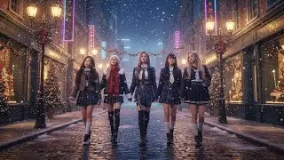 【LUMINA5 – Silent Night City Collection】🌃 Christmas & Signature Tracks | AI Girl Group