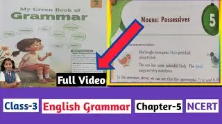 Nouns:Possessives Class-3#SingularPluralPossessiveNoun#PluralsingularNoun#EnglishGrammar#ncert#aps