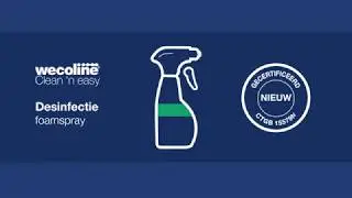 Wecoline Desinfectie Foamspray INTERCLEAN 2018_Nederlands