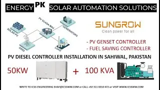 Sahiwal   50kW Sungrow without COM100E with 100KVA Genset including zero export