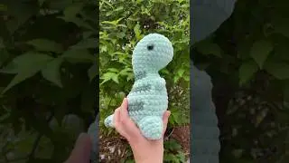 Crochet Dino! Available now at my Etsy! Link in bio pattern by @merrymakes #crochet #fiberart #fyp