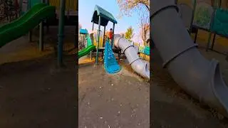 Bella ciao playground slide poV #Parkour #speedrun #freerun #park #fun #parkourlife #youtubeshorts