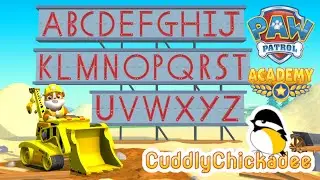 PAW Patrol Academy: Rubble's Letter Construction | Build Letters A-Z!
