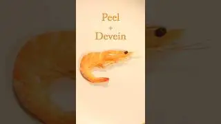 Peel & Devein a prawn in seconds