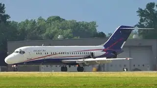 USA Jet Airlines DC-9-15(F) [N196US] Landing at Willow Run Airport