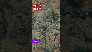 Mysore, India 🇮🇳 expansion #shorts #2022 #timelapse #google #reels #world #mysore #india #2020