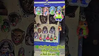Mukhosh Gram, Purulia, where each mask tells a story of art, culture, and timeless heritage #purulia