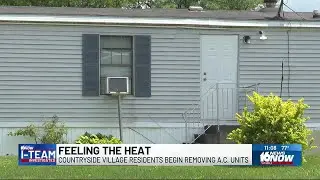 Feeling the Heat: People living at South Bend trailer park begin removing window A/C units