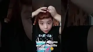 tutorial de como Aser un flequillo falso