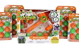 PopPops Snotz Series 2 Slammer Hammer, Starter Pack and Deluxe Pack Unboxing Toy Review