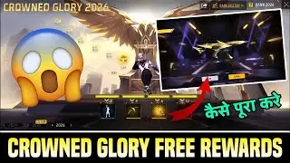 Free Emote+Gun+Parachute🤩 Free Fire🔥Crowned Glory 2026💯All Updates By Damaging Gamerz ❤️