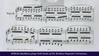 Wilhelm Backhaus &bull; Scary 6ths in Brahms-Paganini