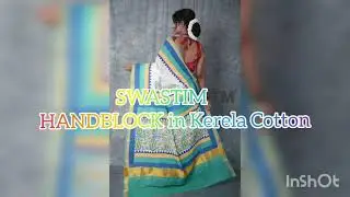 Swastim&reg;️  Handblock in Kerala cotton #handmadeindia