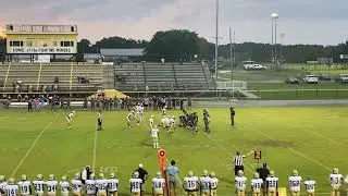 Tackle for loss by#99 Isaac Soto defensive end (George Jenkins High School)