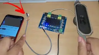 amplificador de som caseiro ligado na placa amplificadora fone de ouvido bluetooth