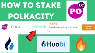 How to Stake Polkacity (POLC) Token - Polkacity Staking - POLC Token Staking Polkacity Staking Huobi