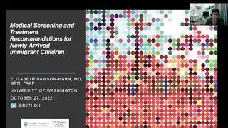 Medical Screening and Tx Recommendations for Newly Arrived Immigrant Children with MD Dawson-Hahn