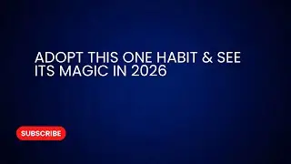 One Habit That Will Transform Your Life in 2026 | Gratitude to Allah