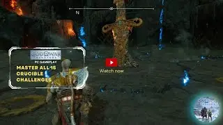 Master All 15 Crucible Challenges/Trials in God Of War Ragnarok PC - How To's (No Fights 4K Video)