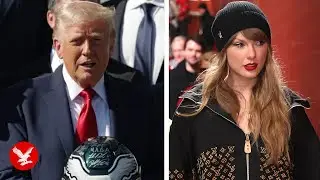 Trump taunts Taylor Swift over Chiefs Super Bowl loss during Philadelphia Eagles visit