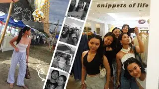LITERAL snip snaps of life 🤪🌸🤭|| flea markets, coffee, bacolod inasal, exam week?! 