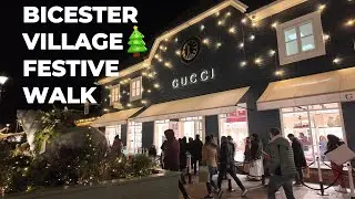 Bicester Village Festive Walk 🎄 | Christmas Lights & Holiday Vibes