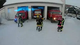 Der 71. digitale Prinzenwalzer des Ski- und Eisfaschings: Einsatz f&uuml;r die Feuerwehr Geising