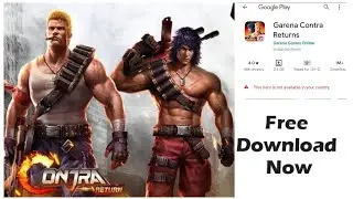 Garena Contra Return || Download Now || HD Gameplay || Available For All Android Devices