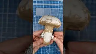 Белый гриб, сделай сам :) | Быстрый мастер класс из того, что было под рукой. Игрушка Своими руками.
