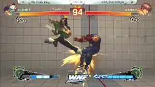 SSF4AE2012 WL CHRIS KING VS SSA BUSHINSTYLE - WNF 3.5