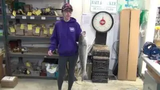 5 18 16 Kristin Osawski 10 Pound 4 Ounce Bass FIRST KEEPER BASS FROM SURF ON BIRTHDAY!!!
