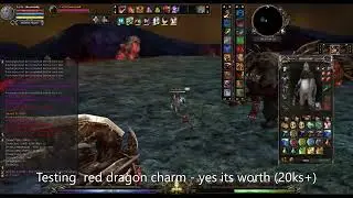 Shaiya Etheria - Is Large Increase Drop Gold & Red Dragon Charm Worth it? YES (20k+ gold from mobs)