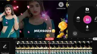 Kinemaster se trending status lyrics video kese bnaye ll sabse आसान तरीके से वीडियो है बनाए।। 