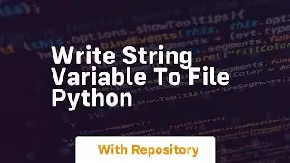 write string variable to file python
