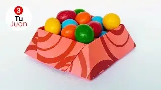 Caja de Papel para Dulces - DIY | JuanTu3