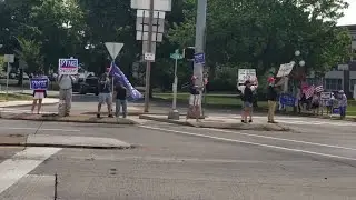 Pro-Trump, Pro-Law Enforcement Rally in Lewisburg
