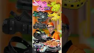 Топ 10 самых странных кроксов в мире! #funny #crocs #бренд