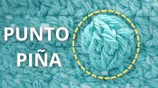 Cómo se teje el pppad (PUNTO PIÑA de puntos altos dobles)