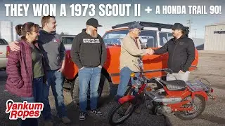 Scout II & Trail 90 Winner Comes to Yankum HQ to get the Keys!