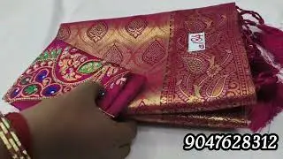 Affordable trendy Sarees Collection | 3/2/26 | black rangoli, soft silk, blouse work 