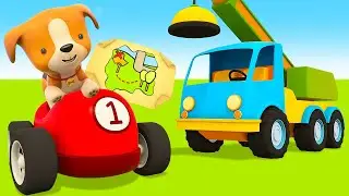 Helper Cars find the TREASURE! Full episodes of car cartoons for kids. Helper cars cartoon for kids.