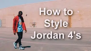 How to Style Jordan 4's || Cactus Jack 4 Outfits || How to wear Travis Scott 4's