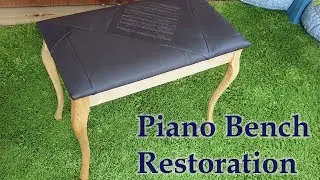 Piano Bench Restoration.