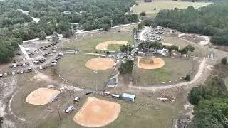 Little League Ballfields at Dunnellon Florida shot with my DJI Mini 4  Pro