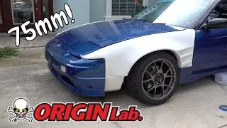 Origin 75mm Fenders for the 240sx