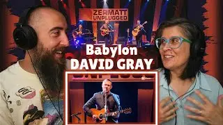 David Gray - Babylon (REACTION) with my wife
