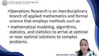about Operations Research